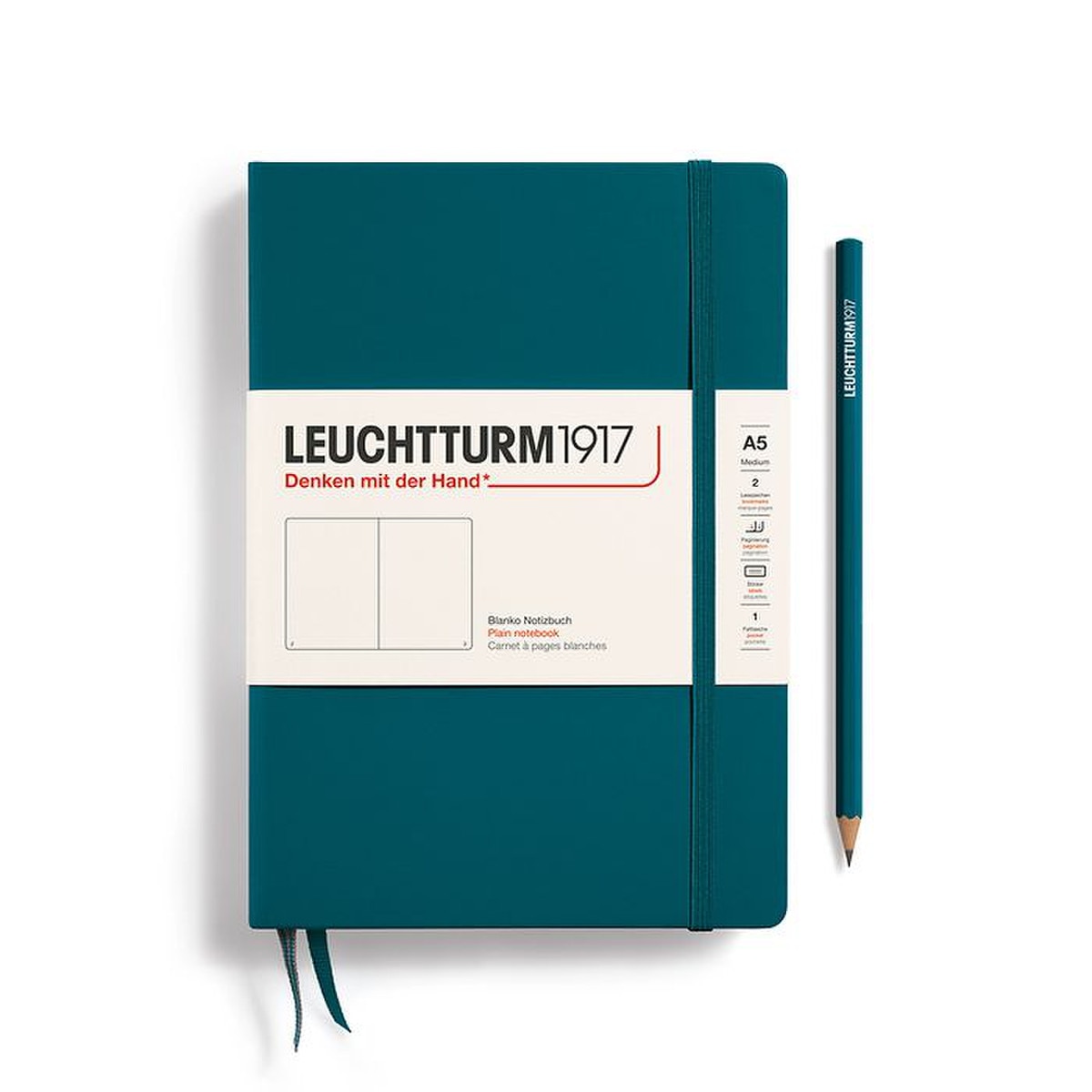 Leuchtturm 1917 Pacific Green Plain